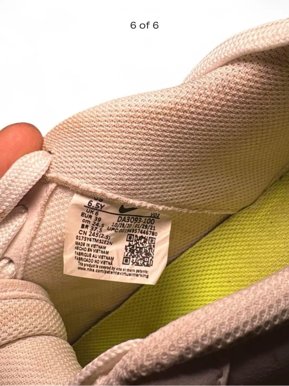 Y2K Nike Air Force 1 with Custom Colorway - Size 6.5Y